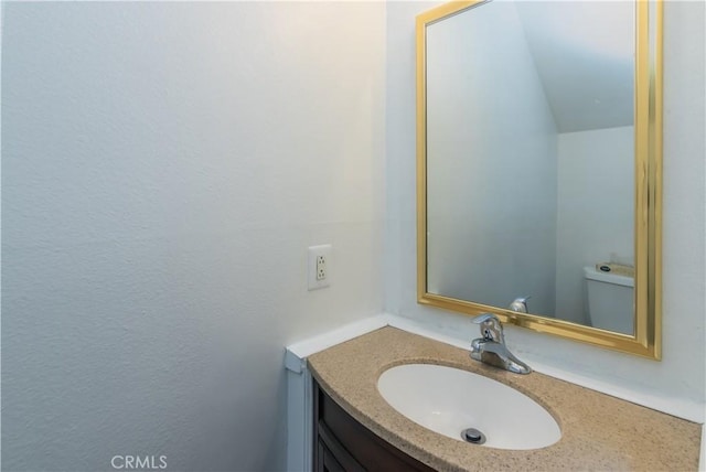 16755 Parthenia St Unit 5, Northridge, CA 91343 - half bath with vanity and toilet