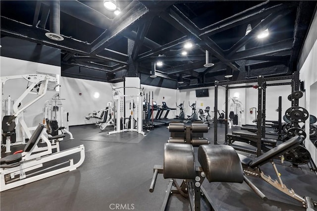 1100 Wilshire Blvd Unit 1707, Los Angeles, CA 90017 - view of exercise room