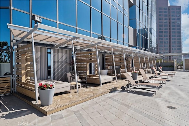 1100 Wilshire Blvd Unit 1707, Los Angeles, CA 90017 - view of patio / terrace