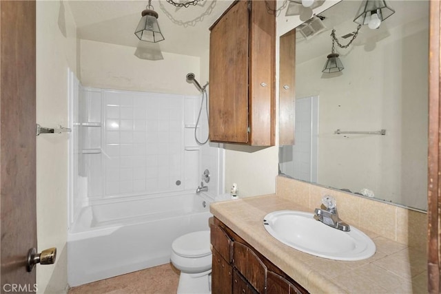 19215 Hupa Rd, Apple Valley, CA 92307 - bathroom with vanity and tub / shower combination
