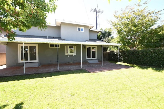 23814 Walnut St, Torrance, CA 90501 - back of house featuring stucco siding and a patio area