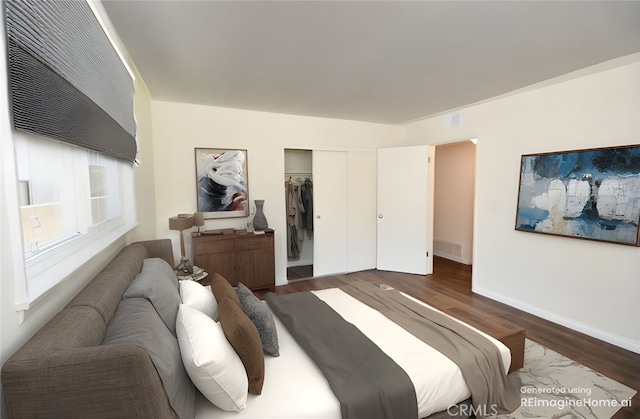 23814 Walnut St, Torrance, CA 90501 - bedroom featuring wood finished floors and a closet