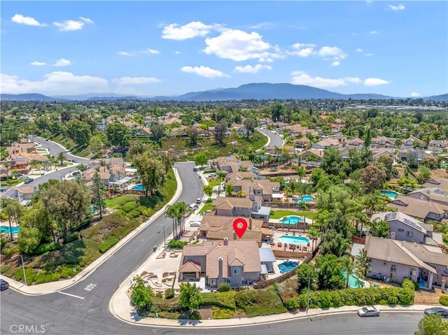 29813 Via Sevilla, Temecula, CA 92591 - aerial view of residential area featuring a mountainous background