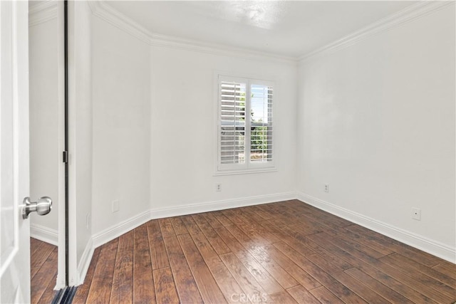 29813 Via Sevilla, Temecula, CA 92591 - unfurnished room featuring dark wood-style flooring and ornamental molding