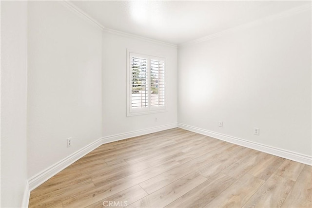 29813 Via Sevilla, Temecula, CA 92591 - spare room featuring crown molding and light wood-type flooring