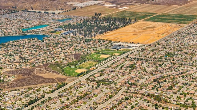 28677 Sunridge Ct, Menifee, CA 92584 - aerial view of property and surrounding area with a nearby body of water