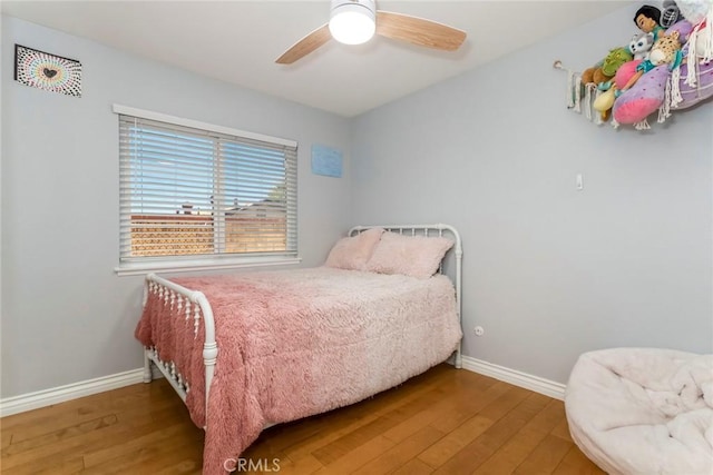 23235 Redbud Ridge Cir, Valencia, CA 91354 - bedroom featuring hardwood / wood-style floors and ceiling fan