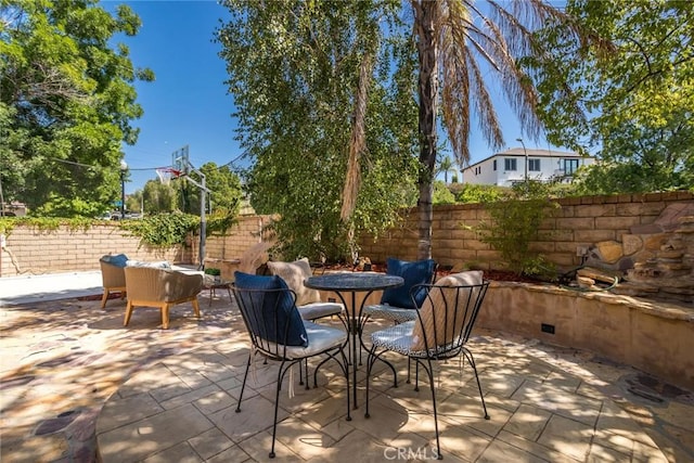 27960 Agapanthus Ln, Valencia, CA 91354 - view of patio / terrace with outdoor dining space
