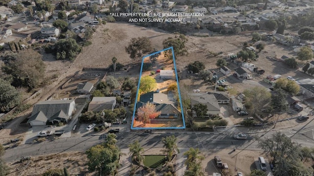 6737 San Miguel Ave, Lemon Grove, CA 91945 - aerial perspective of suburban area with property boundaries highlighted
