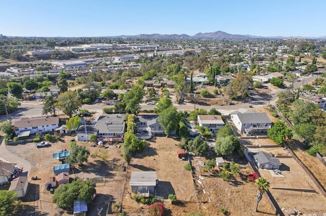 6737 San Miguel Ave, Lemon Grove, CA 91945 - aerial view of property's location with a mountain backdrop and nearby suburban area