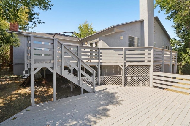 6737 San Miguel Ave, Lemon Grove, CA 91945 - wooden deck featuring stairway