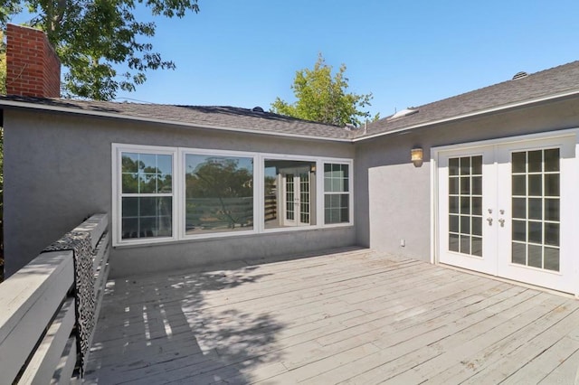 6737 San Miguel Ave, Lemon Grove, CA 91945 - wooden deck with french doors