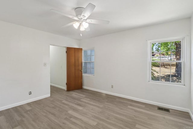 6737 San Miguel Ave, Lemon Grove, CA 91945 - unfurnished room featuring wood finished floors and a ceiling fan