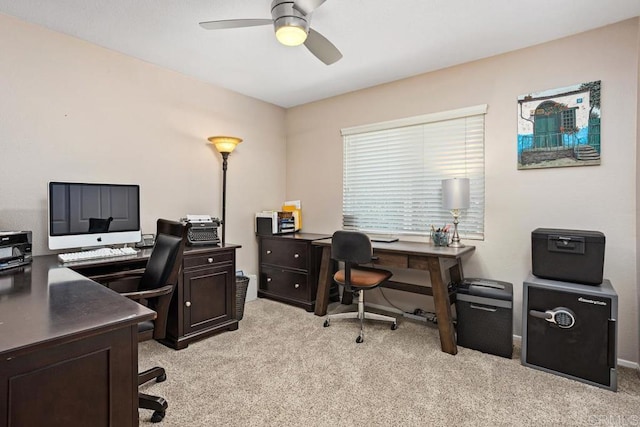 1467 Belmont Park Rd, Oceanside, CA 92057 - office space featuring ceiling fan and light colored carpet