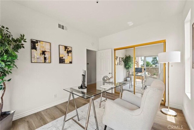 5255 La Madera Ave, El Monte, CA 91732 - office space with wood finished floors and baseboards