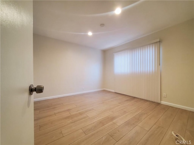 17623 Clymer St, Granada Hills, CA 91344 - spare room featuring wood finished floors and baseboards