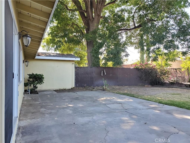 17623 Clymer St, Granada Hills, CA 91344 - fenced backyard with a patio area