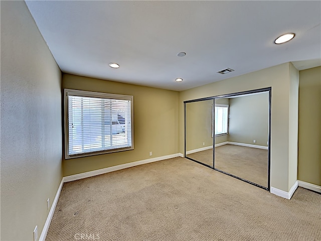 2030 Kingsbridge Way, Oxnard, CA 93035 - unfurnished bedroom with carpet floors, recessed lighting, and a closet