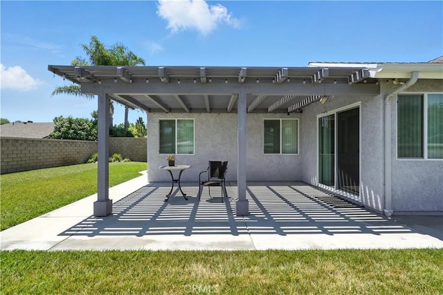 25796 Olivas Park Rd, Valencia, CA 91355 - view of patio featuring a pergola