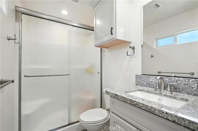 25796 Olivas Park Rd, Valencia, CA 91355 - full bathroom featuring vanity and a stall shower