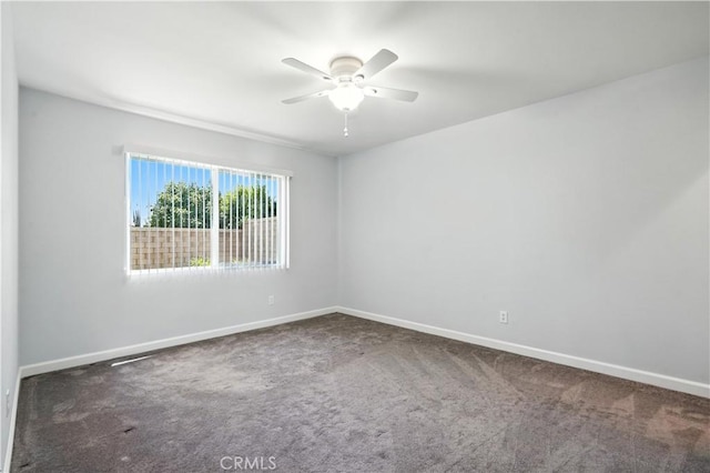 25796 Olivas Park Rd, Valencia, CA 91355 - unfurnished room with carpet flooring and a ceiling fan