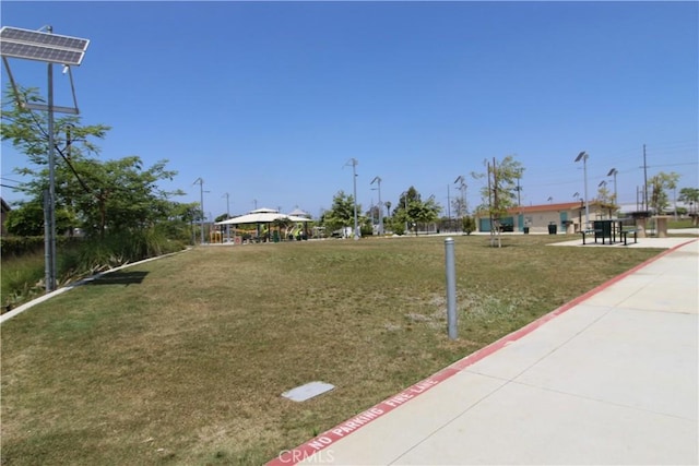 20512 Berendo Ave, Torrance, CA 90502 - view of green lawn featuring a gazebo