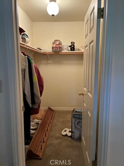 32079 Fern Dr, Running Springs, CA 92382 - spacious closet featuring carpet floors