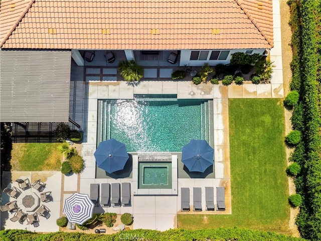 48692 Pear St, Indio, CA 92201 - bird's eye view