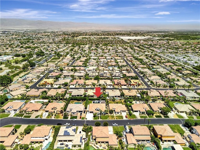 48692 Pear St, Indio, CA 92201 - aerial overview of property's location featuring nearby suburban area