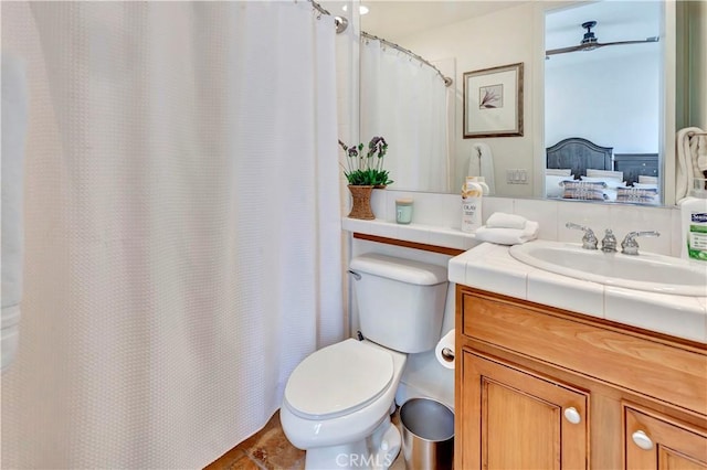 48692 Pear St, Indio, CA 92201 - bathroom featuring vanity and a shower with shower curtain