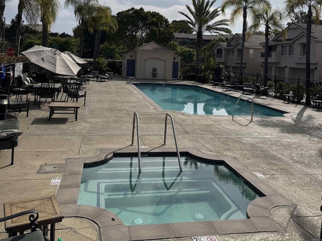 1111 Magellan Way, Chula Vista, CA 91910 - community pool featuring a patio area and a hot tub