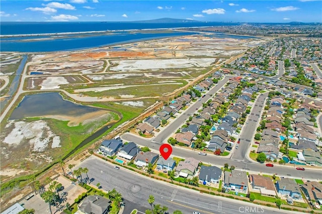 18202 Foss Ln, Huntington Beach, CA 92648 - aerial overview of property's location featuring a large body of water and nearby suburban area