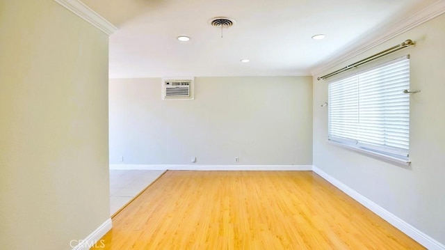 7360 Thunderbird Ln, Stanton, CA 90680 - empty room with crown molding, light wood finished floors, and recessed lighting