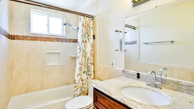 7360 Thunderbird Ln, Stanton, CA 90680 - bathroom with vanity and shower / tub combo with curtain