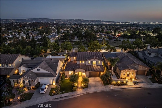 20100 Livorno Ln, Yorba Linda, CA 92886 - aerial view at dusk