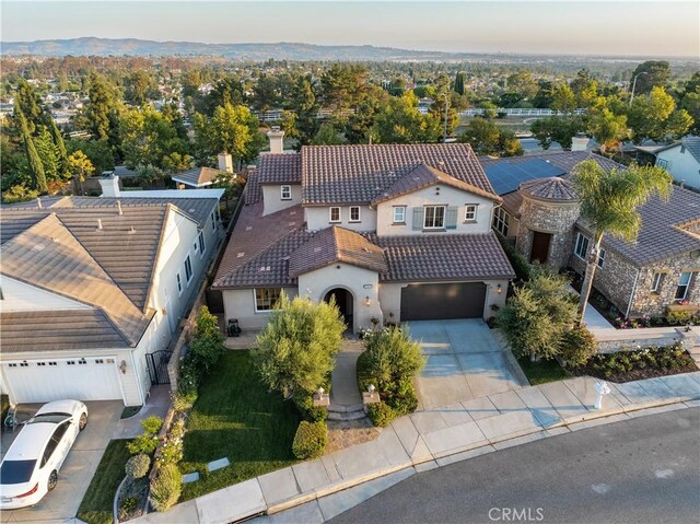 20100 Livorno Ln, Yorba Linda, CA 92886 - aerial view of property and surrounding area