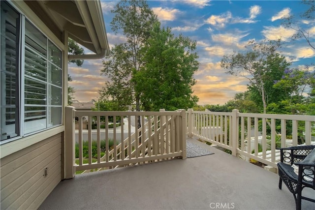 2614 S Quarry Ln Unit D, Walnut, CA 91789 - view of balcony at dusk