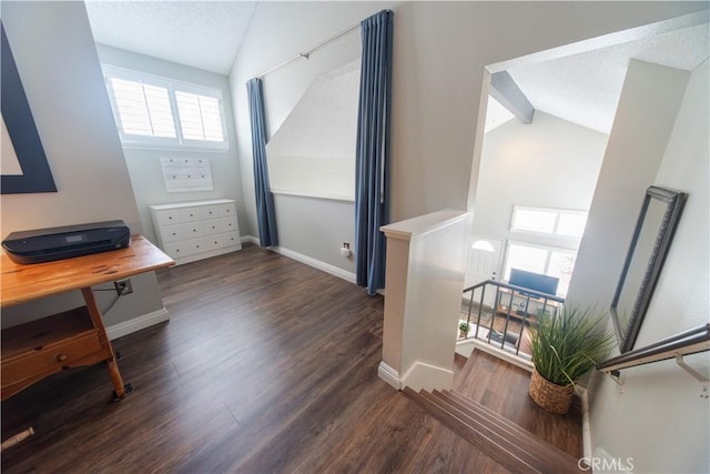 2614 S Quarry Ln Unit D, Walnut, CA 91789 - interior space with wood finished floors and a textured ceiling