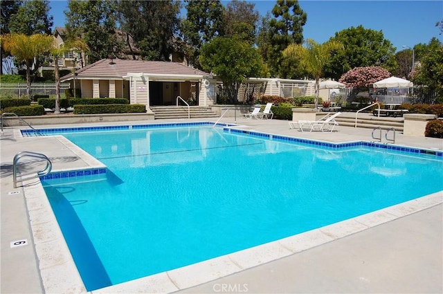 2614 S Quarry Ln Unit D, Walnut, CA 91789 - community pool featuring a patio