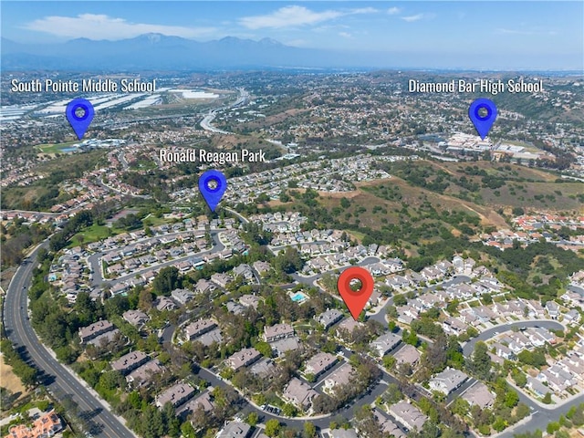 2614 S Quarry Ln Unit D, Walnut, CA 91789 - view of property location with a mountainous background