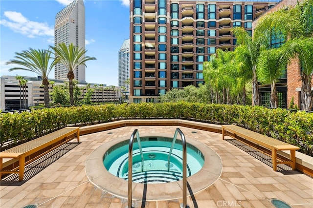 500 W Harbor Dr Unit 808, San Diego, CA 92101 - view of pool with a hot tub