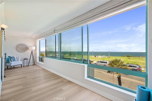 201 Calle Miramar Unit 8, Redondo Beach, CA 90277 - sunroom / solarium with a water view