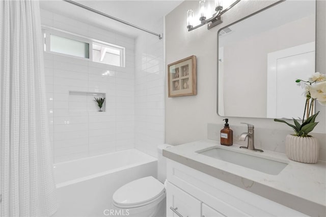 21212 Valleyview Dr, Walnut, CA 91789 - bathroom with vanity and shower / bath combo with shower curtain