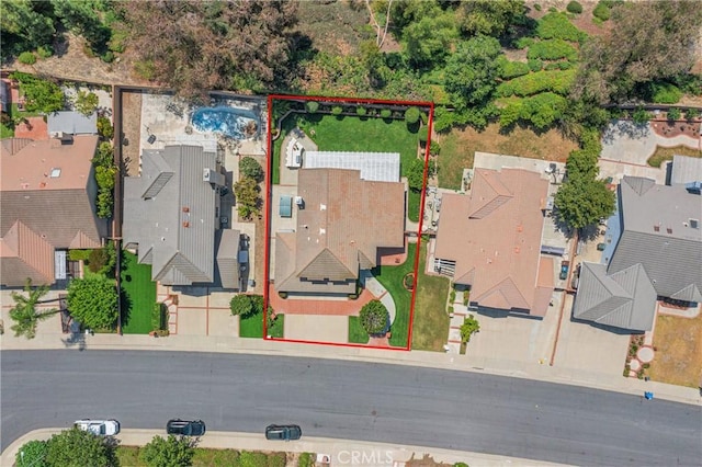 21212 Valleyview Dr, Walnut, CA 91789 - aerial overview of property's location featuring property boundaries highlighted