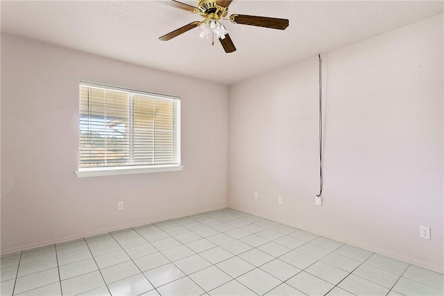 8379 Beaver Ave, Phelan, CA 92371 - unfurnished room featuring ceiling fan and light tile patterned flooring