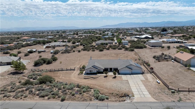 8379 Beaver Ave, Phelan, CA 92371 - aerial view of property and surrounding area featuring a mountain backdrop