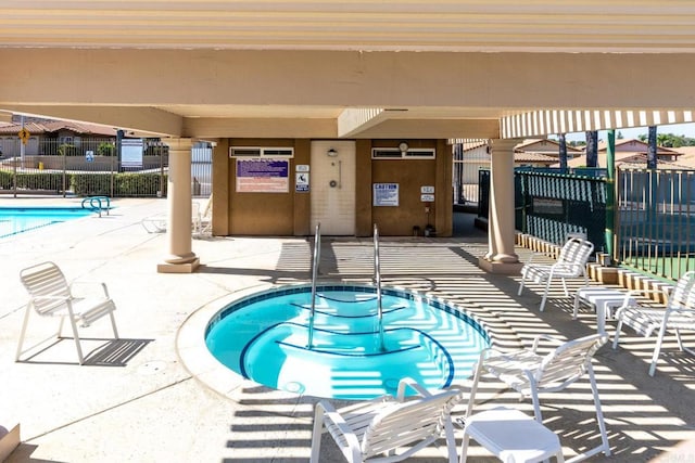 28328 Via Bandita, Menifee, CA 92585 - community pool with a patio area