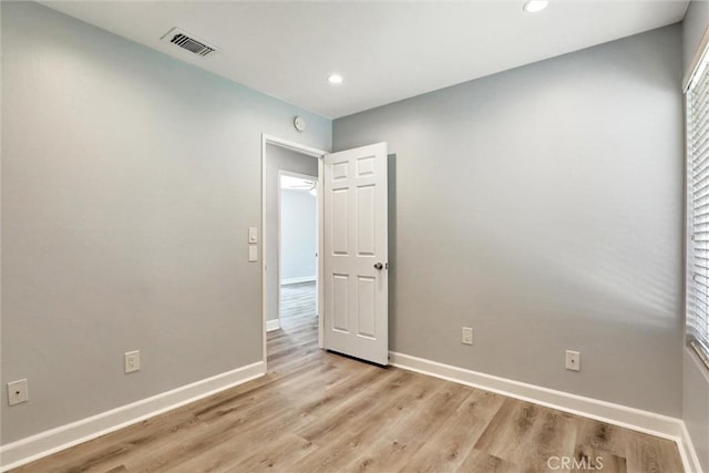 3810 Adams St, Lake Elsinore, CA 92530 - spare room featuring light wood-type flooring and recessed lighting