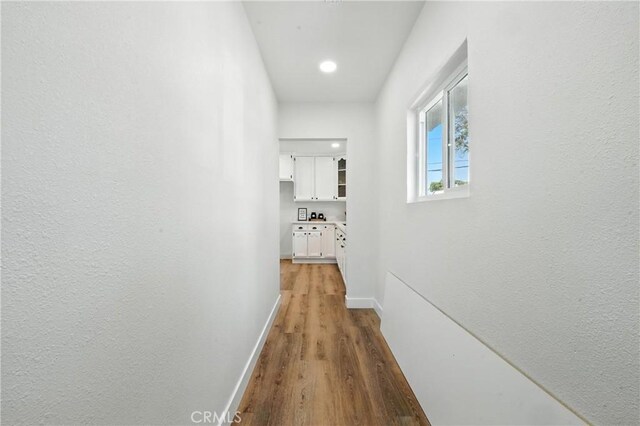 14581460 W 80th St, Los Angeles, CA 90047 - hall with light wood-style flooring and recessed lighting