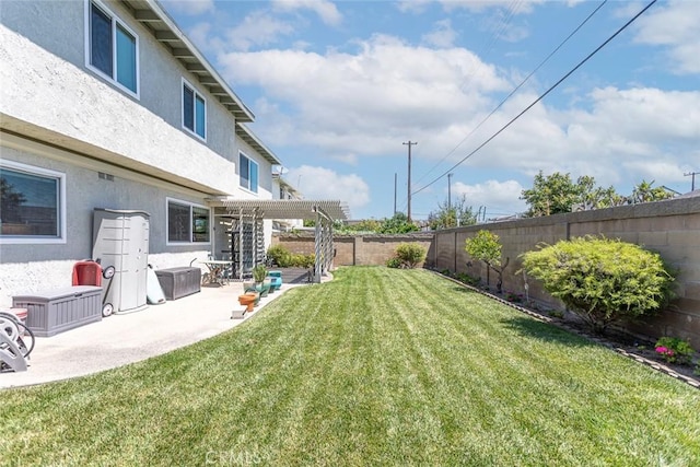 14772 Forrest Ln, Westminster, CA 92683 - fenced backyard with a pergola and a patio area